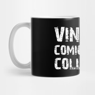 Vintage Comics Books Collector w Mug